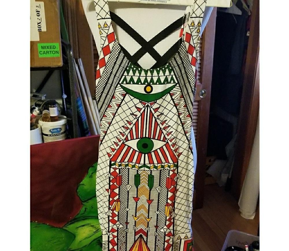 Fun print Bodycon mini dress